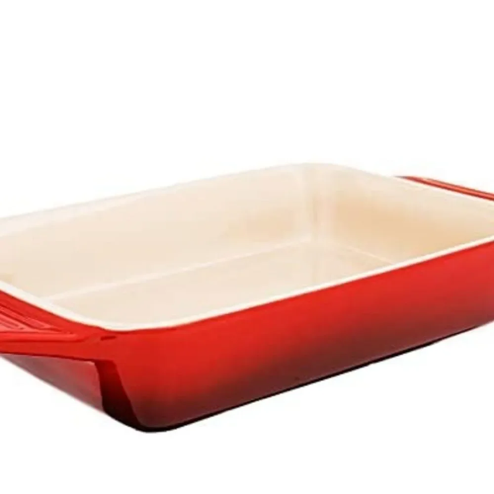 Le Creuset 32cm Rectangle Stoneware Dish- Cherry